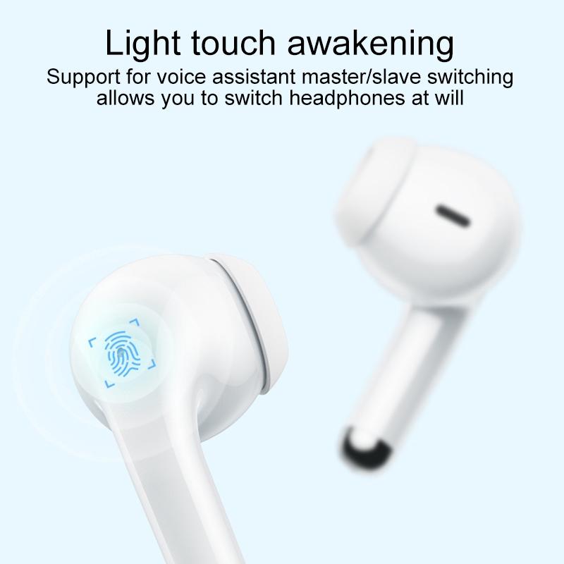Wireless Bluetooth Earphones with Noise Reduction - 5.1 - Black