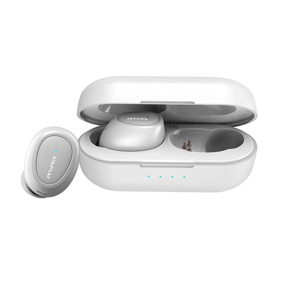 Wireless T16 Tws Bluetooth V5.0 Sports Headset with Charging Case - Black