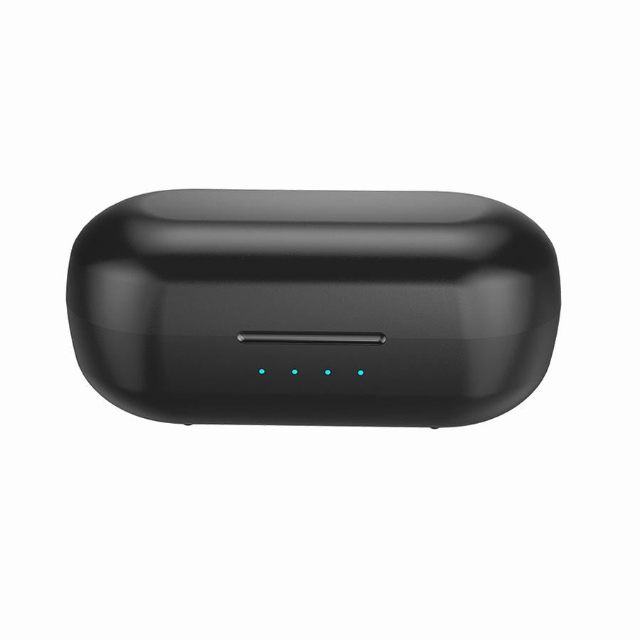 Wireless T16 Tws Bluetooth V5.0 Sports Headset with Charging Case - Black
