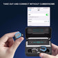 Intelligent Noise Cancelling Bluetooth Earphones with Touch Control and Charging Box - Black