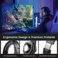 Adjustable Rgb Gaming Headset With Mic Black