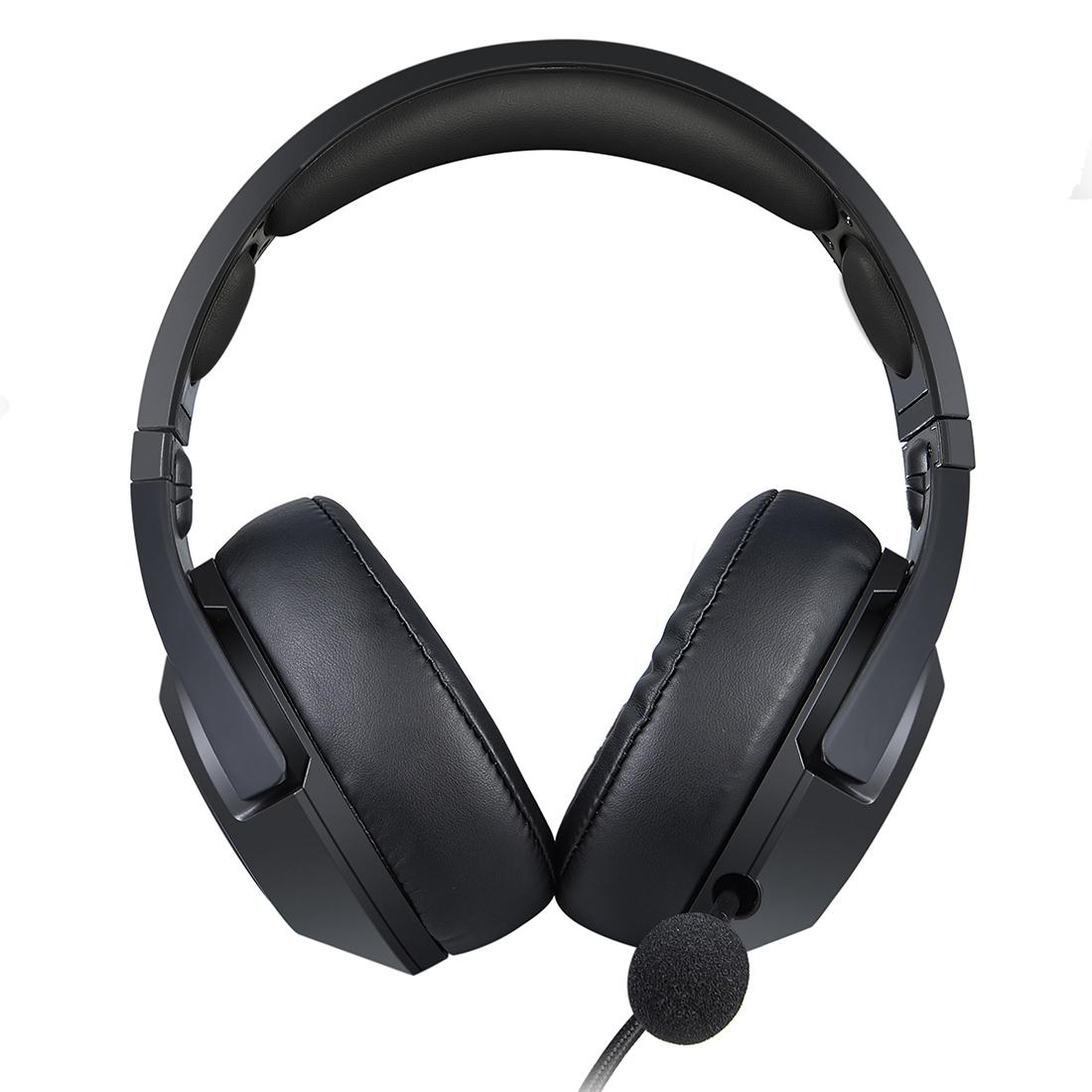 Adjustable Rgb Gaming Headset With Mic Black
