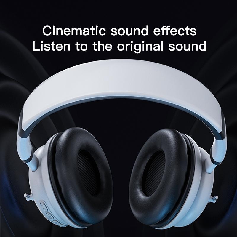 Foldable Wireless Headset With Mic Ke-29 - Black