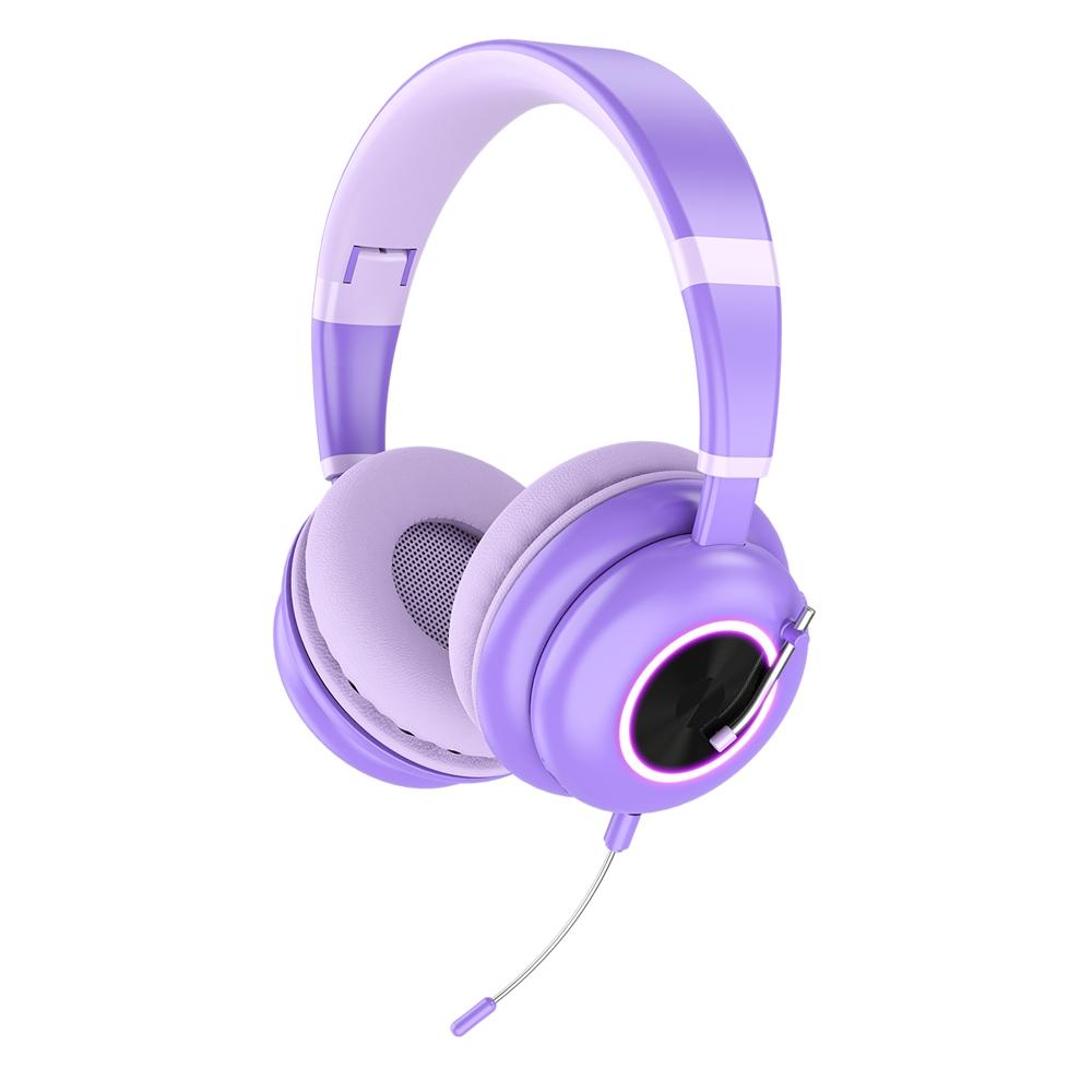 Foldable Wireless Headset With Mic Ke-29 - Black