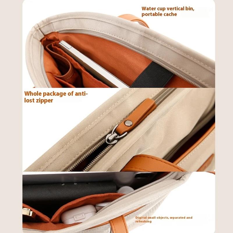 Large Capacity Laptop Tote For Women - Pink