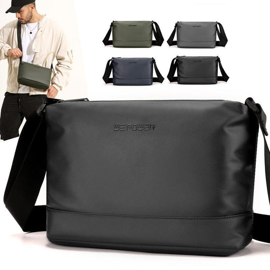 Lightweight Men Shoulder Bag For Commuting - Army Green