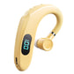 Wireless Bluetooth Earhook Earphones with Digital Display - Business Sports - Green