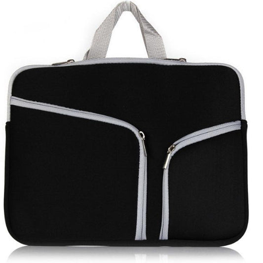 17 Inch Multi-Pocket Laptop Liner Bag For Diving Material Computer - Black - Black