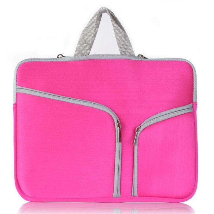 17 Inch Multi-Pocket Laptop Liner Bag For Diving Material Computer - Black - Black