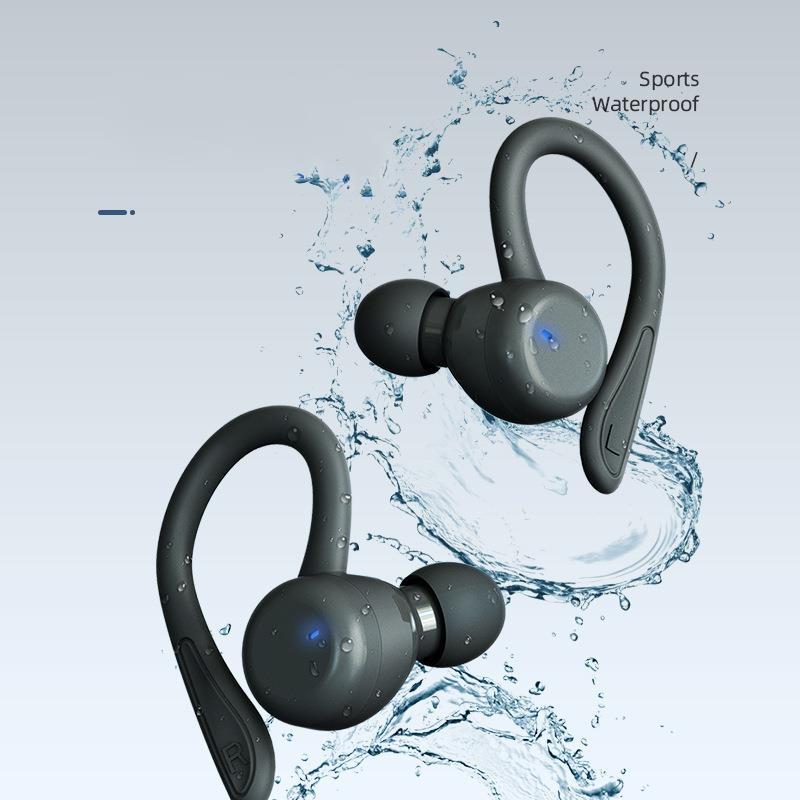 Waterproof t & g T40 Tws Bluetooth Earphones with Charging Box - Black