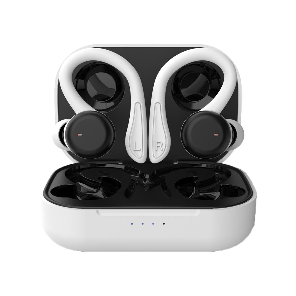 Waterproof t & g T40 Tws Bluetooth Earphones with Charging Box - Black