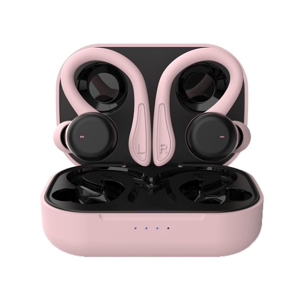 Waterproof t & g T40 Tws Bluetooth Earphones with Charging Box - Black