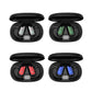 Digital Display Bluetooth Earphones - Bone Conduction Stereo - Blue