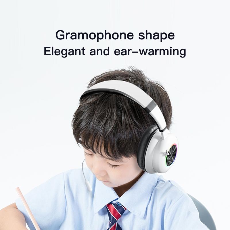 Foldable Wireless Headset With Mic Ke-29 - Purple