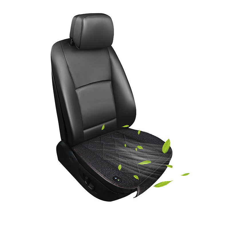 Vibe Geeks Car Seat Cover Cooling Pad Electric Air Ventilator Seat Cushion - Beige