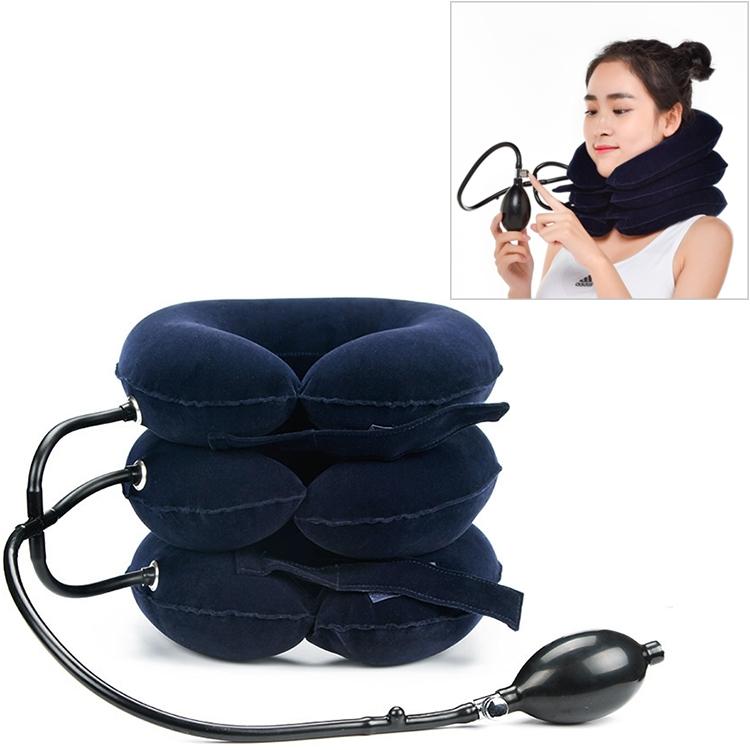 Full Cashmere Cervical Traction Instrument Neck Massage & Support - Grey