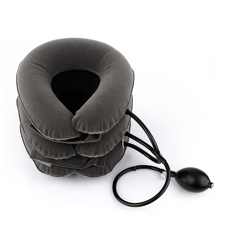 Full Cashmere Cervical Traction Instrument Neck Massage & Support - Grey