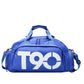 Large Capacity Sports Bag With Wet / Dry Separation - Red Yellow