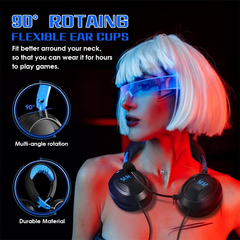 Omni Mic Gaming Headset 1.7M Cable Black+Blue - Black+Green