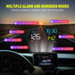 Universal Car Obd2 Hud 5.5 Inch Display Blue
