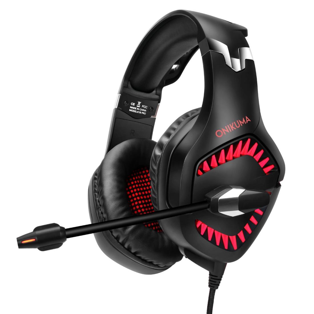Surround Gaming Headset With Mic & Led - Black Blue