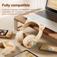 Wireless Cat Ear Bluetooth Headset Usb-C - Beige