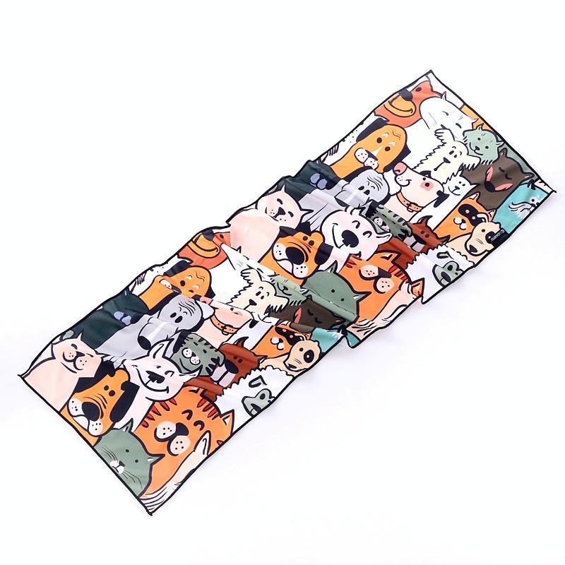 Quick Drying Gym Towel For Sports - Black Tiger