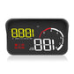 Universal Car Obd2 Hud 3.5 Inch Vehicle Head Up Display - Yellow
