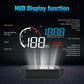 Universal Car Obd2 Hud 3.5 Inch Vehicle Head Up Display - Yellow