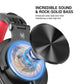 Noise-Cancelling Headset With Mic - Brown