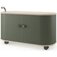UFOU Fitin Rollin Mobile Roller Shutter Cabinet - Storage with Adjustable Shelves & Wheels