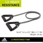 Adidas Resistance Tube Level 3 Elastic Bands Gym Fitness Yoga Workout Strap