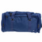 44L Travel Foldable Duffel Bag Gym Sports Luggage Travel Foldaway D-Zip Top School Bags - Royal Blue