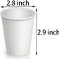 1000pcs 6oz Premium White Paper Coffee Takeaway Cups Bulk