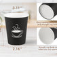 1080x Disposable Coffee Cups 8oz Extra Strong Takeaway Paper Take Away Bulk