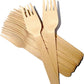 2400pcs Disposable Wooden Forks Eco Friendly Cutlery Extra Strong Bulk