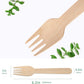 2400pcs Disposable Wooden Forks Eco Friendly Cutlery Extra Strong Bulk