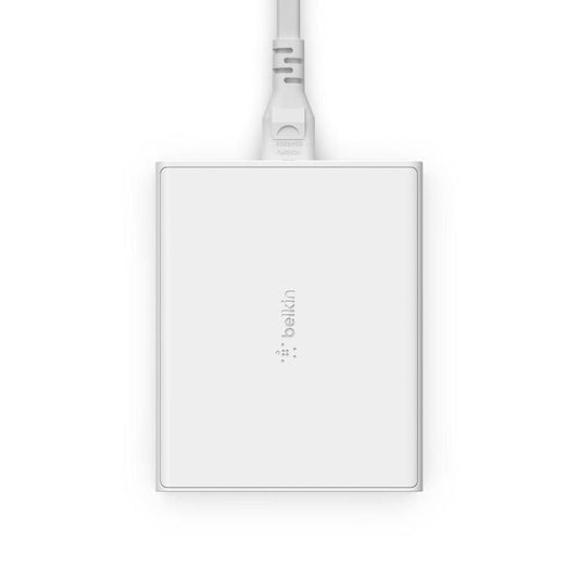 Belkin BoostCharge Pro 4-Port GaN Charger 108W Desktop Charger - White