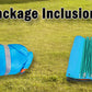 2 Person Portable Outdoor Lightweight Cycling Hiking Backpacking Camping Waterproof Tent - Blue