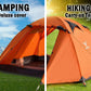2 Person Portable Outdoor Lightweight Cycling Hiking Backpacking Camping Waterproof Tent - Orange