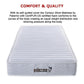 Contour Encased Coil Single Mattress – Hybrid Support with CertiPUR-US® Certified Foam Comfort Layers