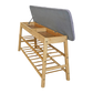 Shoe Stool Storage Rack Cabinet Multifunctional Space Saving