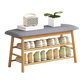Shoe Stool Storage Rack Cabinet Multifunctional Space Saving