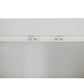 3 Door White Wardrobe – White Handles, Hanging Rail & Shelves