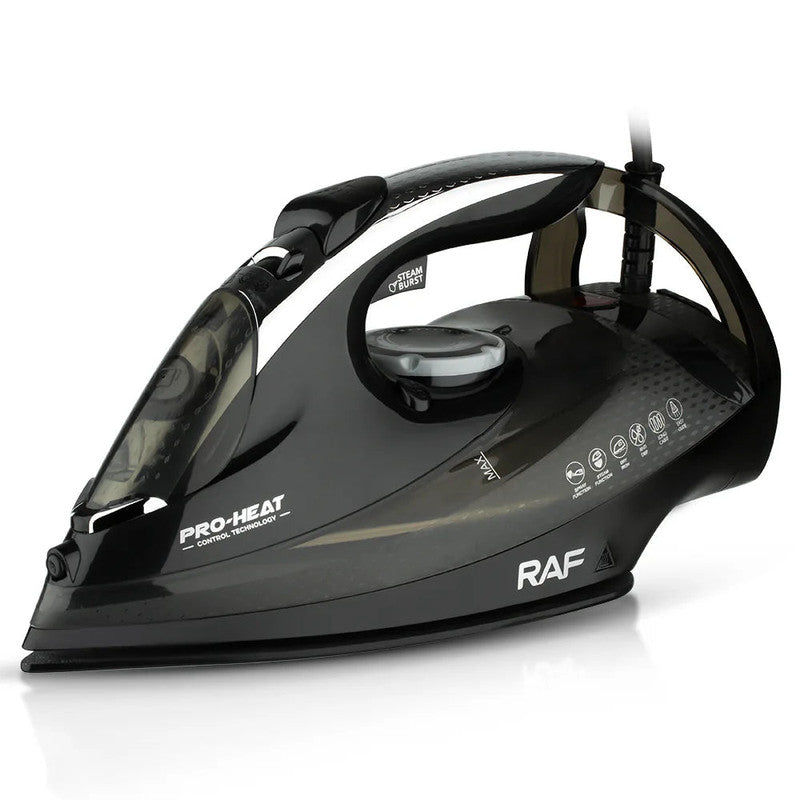 NNEOBA 2200W Professional Steam Iron with Ceramic Soleplate