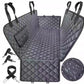 Dog Car Seat Cover with Mesh Window, Waterproof Pet Seat Cover for Back Seat, Non-Slip Durable Scratchproof Dog Hammock for Cars, Trucks and SUVs