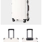 Aluminum Alloy Hard-Shell Suitcase with TSA Lock -22" Spinner Luggage in White