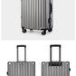 Aluminum Alloy Hard-Shell Suitcase with TSA Lock -22" Spinner Luggage in Grey
