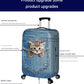 M 21-24 Inch Elastic Luggage Cover with Zipper, Travel Suitcase Protector, Scratch Resistant Luggage Cover