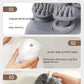 Silver Mini Electric Head Massager - Portable 3D Massage Device, Waterproof, Multifunctional Relaxation & Pet Care, Rechargeable, 6 Techniques & 3 Modes, Compact Design